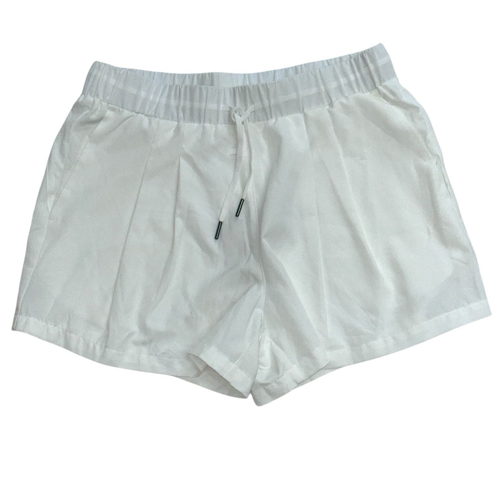 Halara High Rise Elastic Waistband Drawstring Ruched Side Pocket Size Medium